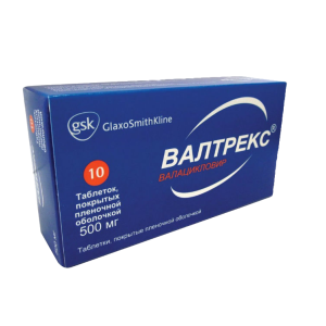 Купить: Валтрекс 500 мг 10 шт таблетки покрытые пленочной оболочкой