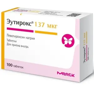 Купить Эутирокс 137 мкг 100 шт таблетки