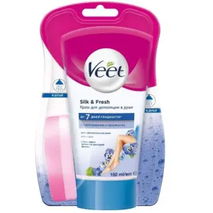 Купить Veet Minima 150 мл крем для депиляции в душе для чувствительной кожи