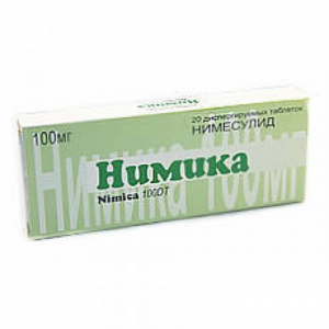 Купить: Нимика 100 мг 20 шт таблетки диспергируемые