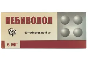 Купить Небиволол 5 мг 60 шт таблетки
