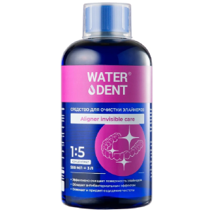 Купить: Waterdent 500 мл средство для очистки элайнеров