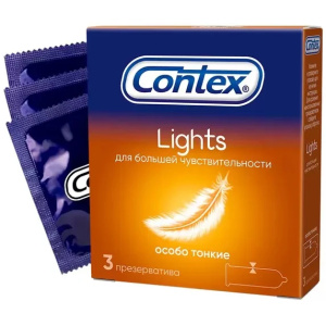 Купить: Contex Lights 3 шт презервативы особо тонкие