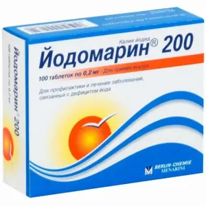 Купить Йодомарин 200 мкг 100 шт таблетки