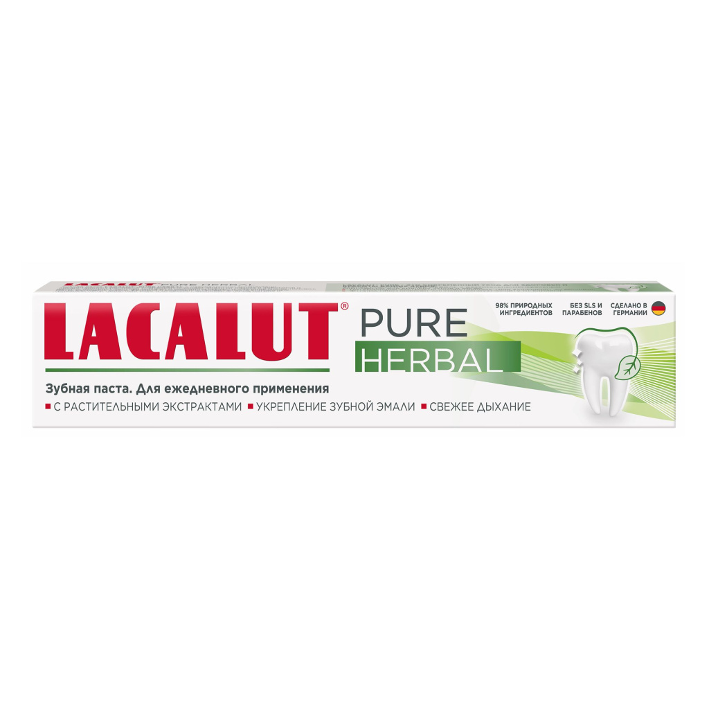Купить Lacalut Herbal 75 мл паста зубная