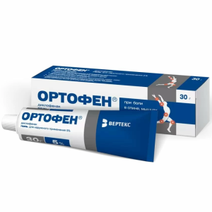 Купить: Ортофен 5 % 30 г гель для наружного применения