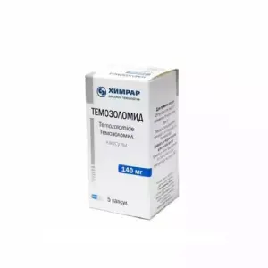 Купить Темозоломид 140 мг 5 шт капсулы