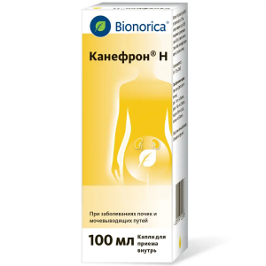 Купить: Канефрон Н 100 мл капли для приема внутрь