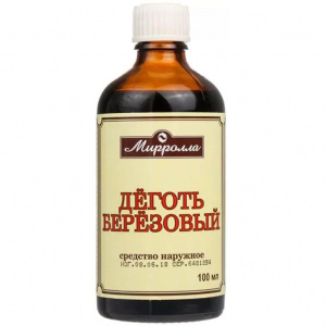 Купить: Mirrolla Деготь березовый 100 мл средство наружное