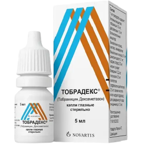 Купить: Тобрадекс 5 мл капли глазные