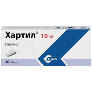 Купить Хартил 10 мг 28 шт таблетки