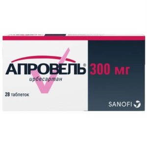 Купить: Апровель 300 мг 28 шт таблетки покрытые пленочной оболочкой