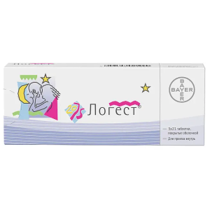 Купить: Логест 63 шт таблетки покрытые оболочкой