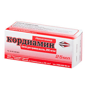 Купить Кордиамин 25% 25 мл капли