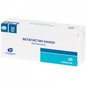 Купить Бетагистин-Канон 24 мг 60 шт таблетки
