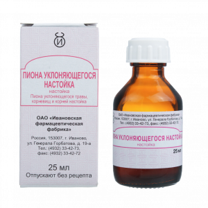 Купить: Пиона Уклоняющегося 25 мл настойка флакон