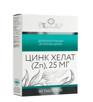 Купить: Цинк Хелат 40 шт таблетки