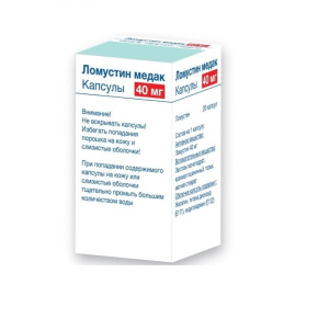 Купить: Ломустин-Медак 40 мг 20 шт капсулы