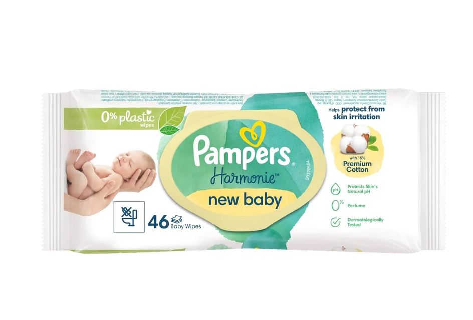 Купить Pampers Harmonie New Baby 46 шт салфетки влажные детские