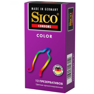 Купить: Sico Color 12 шт презервативы разноцветные