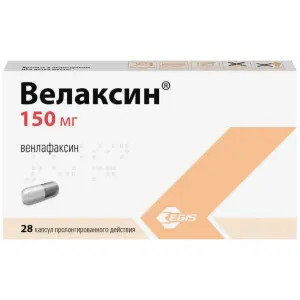 Купить Велаксин 150 мг 28 шт капсулы пролонгированного действия