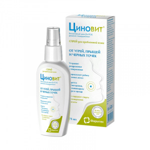 Купить: Циновит 75 мл спрей для проблемной кожи