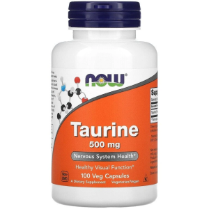 Купить: Now Foods Taurine 750 мг 100 шт капсулы