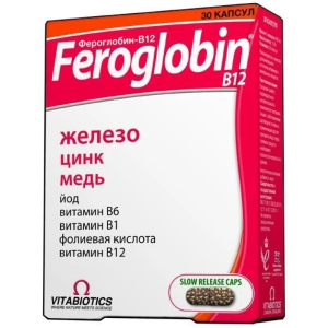 Купить: Ферроглобин-В12 30 шт капсулы