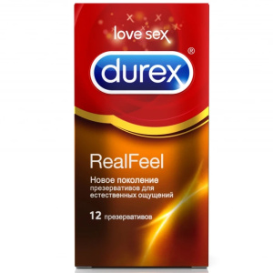 Купить: Durex Real Feel 12 шт презервативы для естественных ощущений