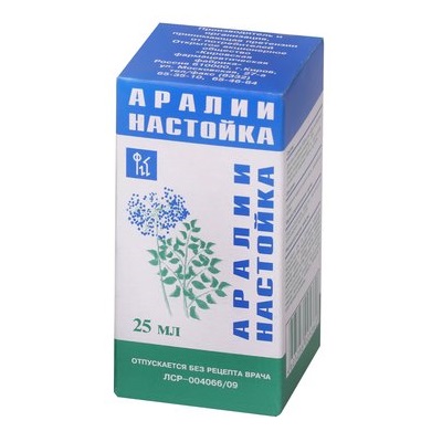 Купить Аралия Маньчжурская 25 мл настойка