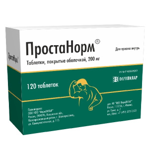 Купить: Простанорм 200 мг 120 шт таблетки покрытые оболочкой