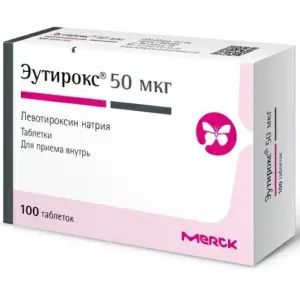 Купить Эутирокс 50 мкг 100 шт таблетки