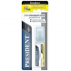 Купить: PresiDent Smokers 20 мл спрей для полости рта без спирта