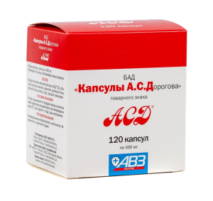 Купить: АСД Капсулы А.С.Дорогова 120 шт капсулы