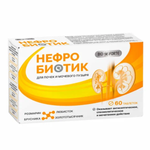 Купить:  Нефробиотик BioForte 60 шт таблетки