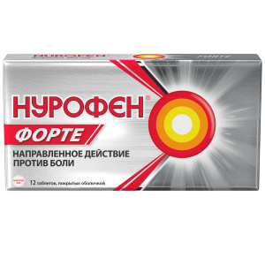 Купить: Нурофен Форте 400 мг 12 шт таблетки покрытые оболочкой