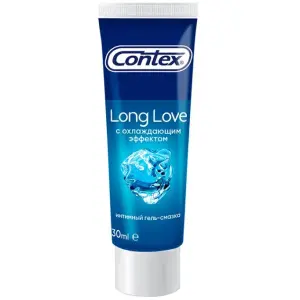 Купить Contex Long Love 30 мл гель-смазка лубрикант с охлаждающим эффектом