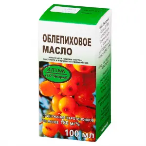 Купить Облепиховое масло 100 мл для внутреннего и местного применения