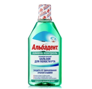 Купить: Альбадент 400 мл бальзам для полости рта камень-контроль