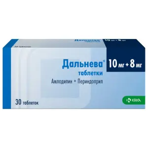 Купить Дальнева 10 мг + 8 мг 30 шт таблетки