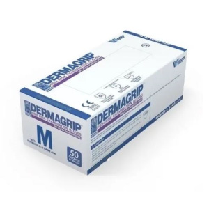 Купить: Перчатки смотр DermaGrip High Risk р.M №25 н/стер пар