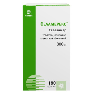 Купить: Селамерекс 800 мг 180 шт таблетки покрытые пленочной оболочкой