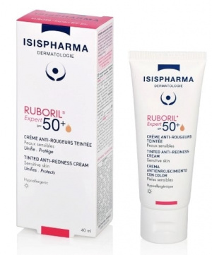 Купить: IsisPharma Ruboril Expert SPF 50+ 40 мл крем дневной тонирующий от покраснений