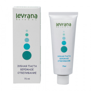 Купить: Levrana 75 мл паста зубная бережное отбеливание