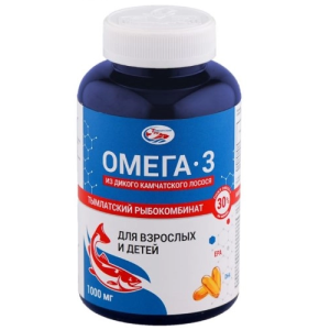 Купить: Омега-3 160 шт капсулы салмоника из дикого камчатского лосося для взрослых и детей