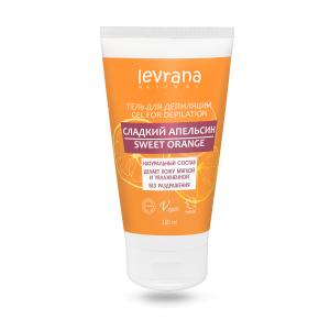 Купить: Levrana 150 мл гель для депиляции сладкий апельсин