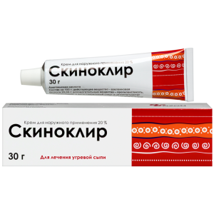 Купить: Скиноклир 20% 30 г крем для наружного применения