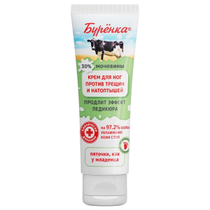 Купить: Лошадиная сила Буренка 100 мл крем для ног ультра увлажняющий против трещин и натоптышей