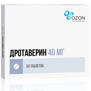 Купить: Дротаверин 40 мг 50 шт таблетки