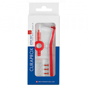 Купить: Curaprox Prime Start CPS07 5 шт ершики межзубные + держатель UHS409 и UHS470